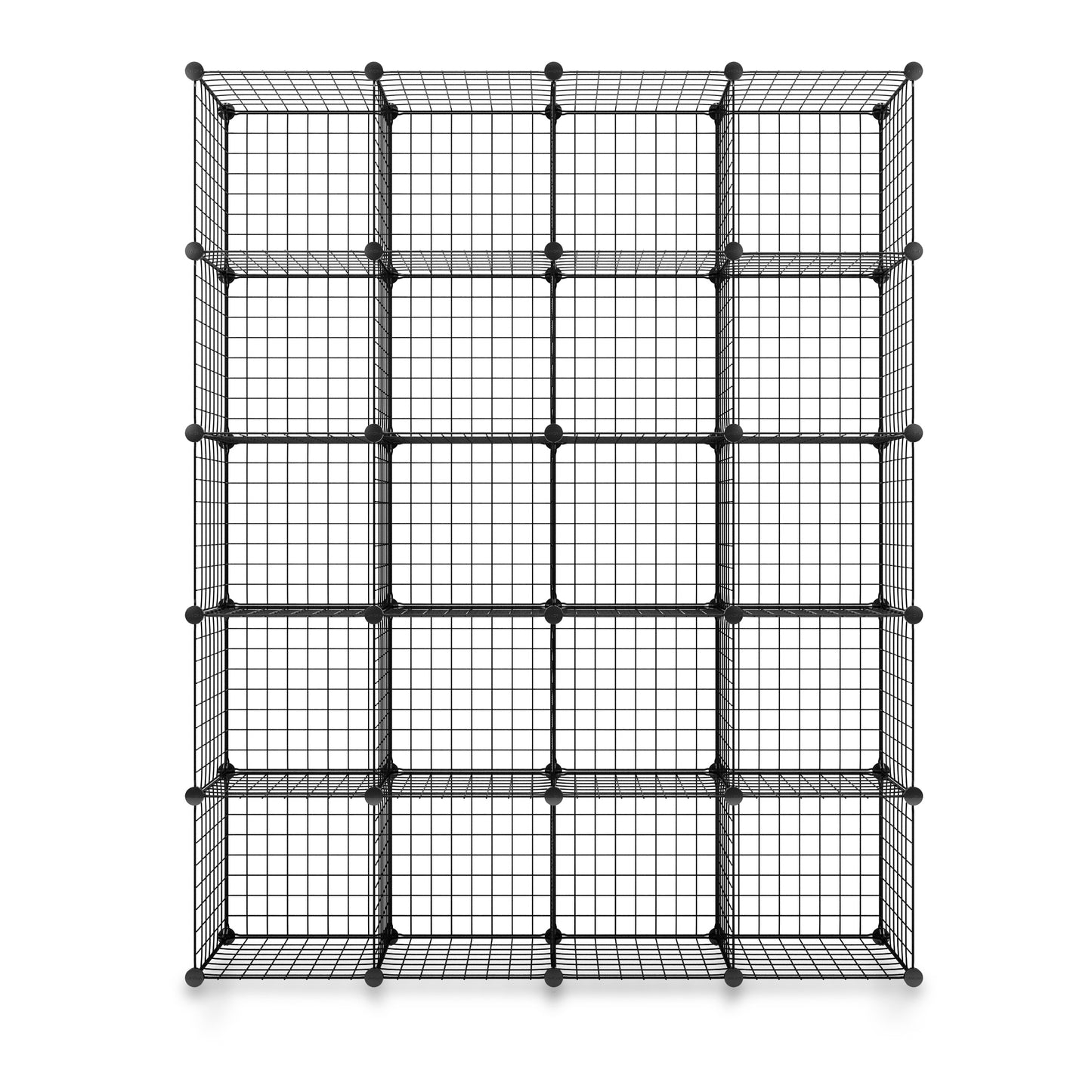 Bedroom Wire Mesh Wardrobe, 20 Cubes