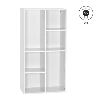 Modern Bookcase,8 Opening Storage Cubes